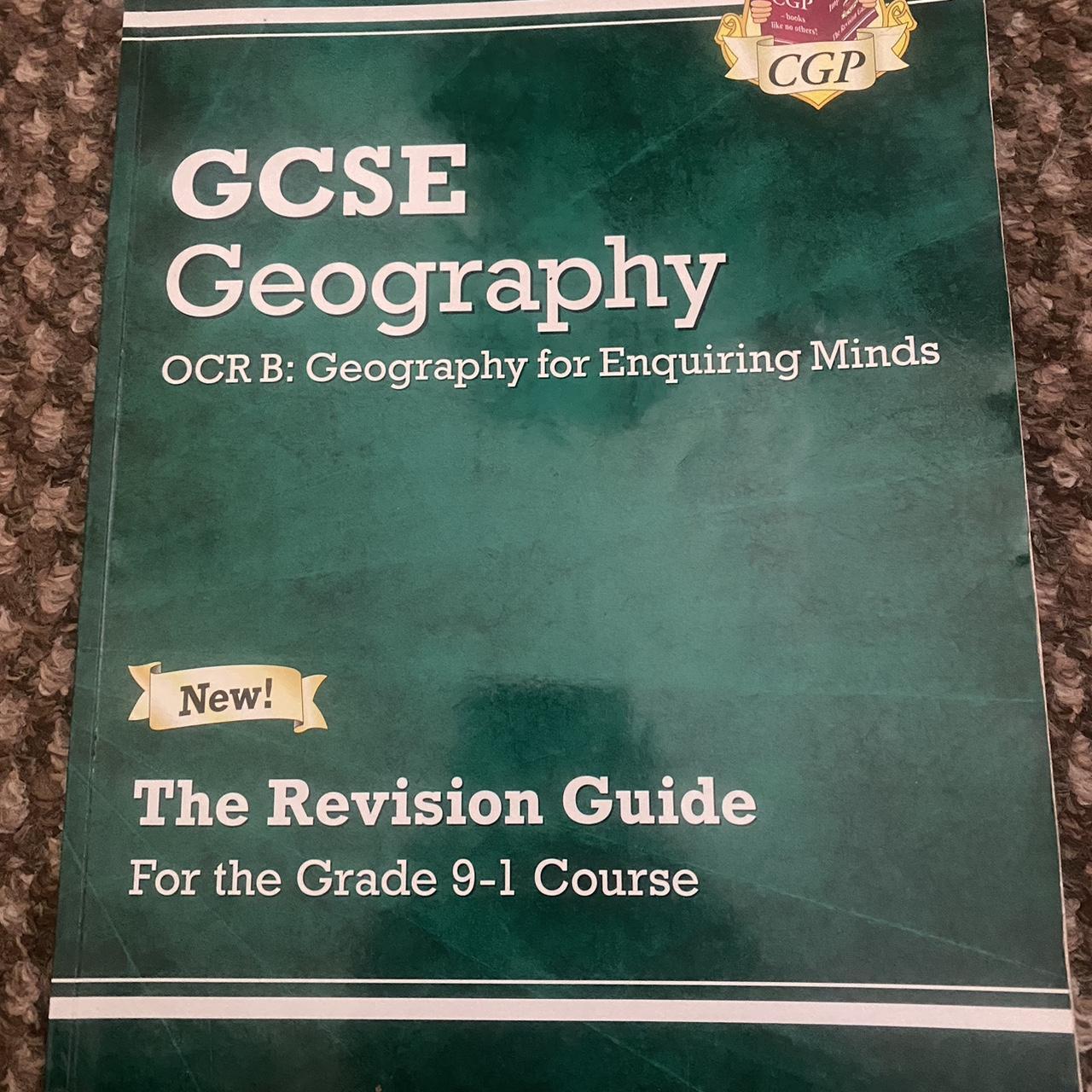 CGP GCSE OCR B Geography Revision guide #exams #gcse... - Depop