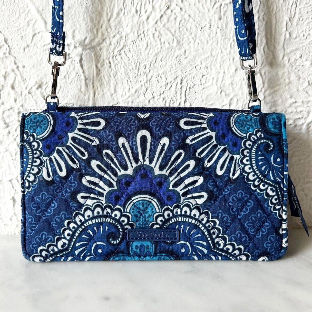 Blue Leather Vera good Bradley Crossbody