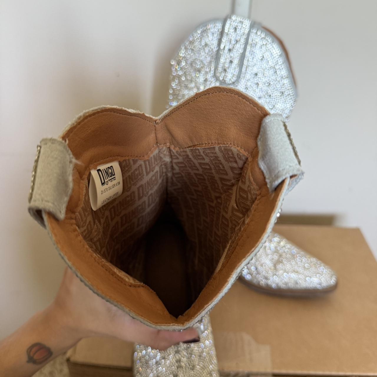 Dingo 1969 Women's Boots - Silver - US 6.5 – DING… - image 3