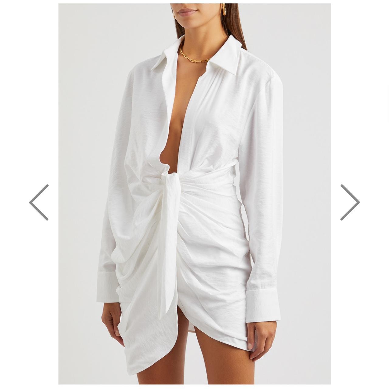 JACQUEMUS “La Robe Bahia Twill Mini Dress” Worn | Depop