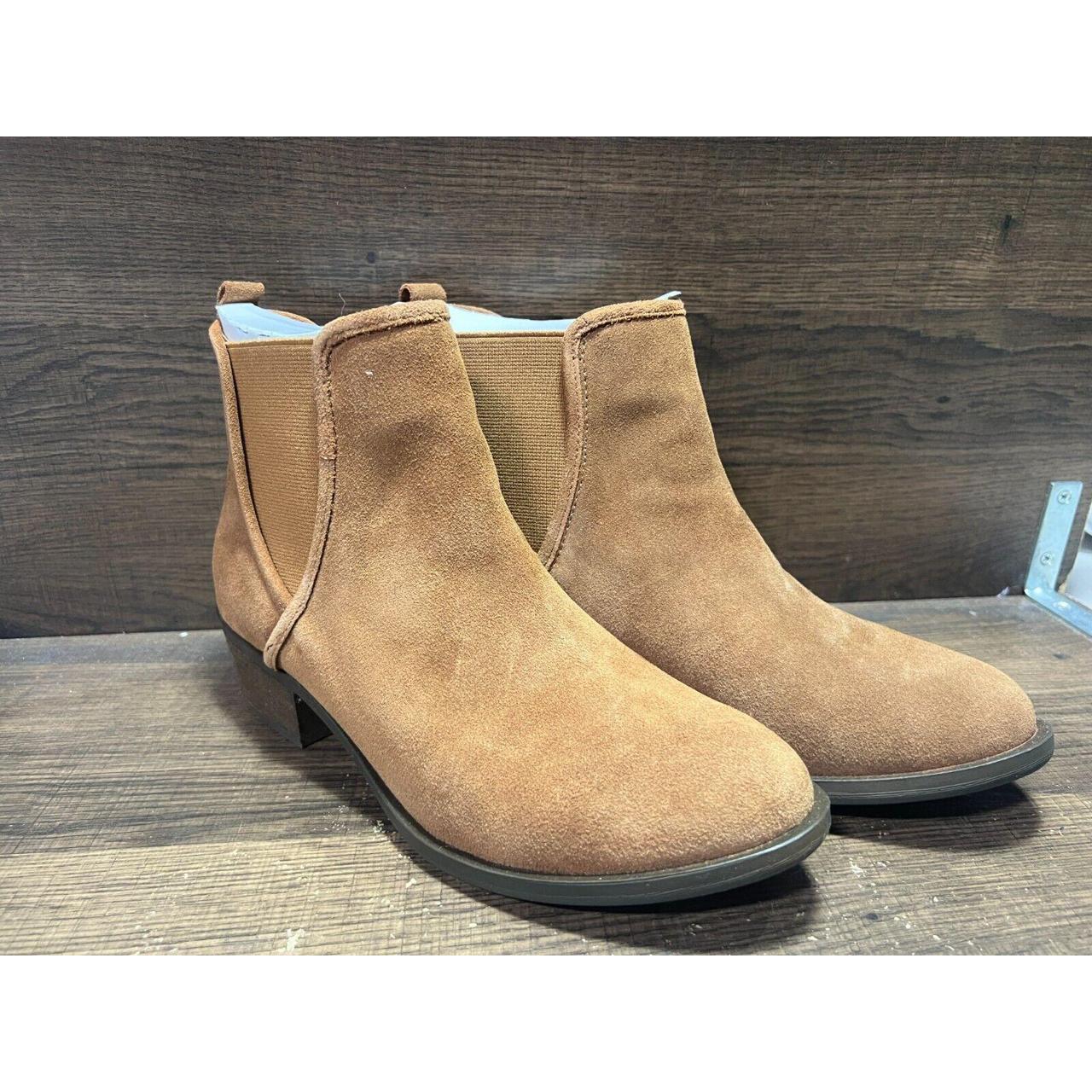 Suede Boots Isaac Mizrahi Boots New Isaac Mizrahi Live! Cognac