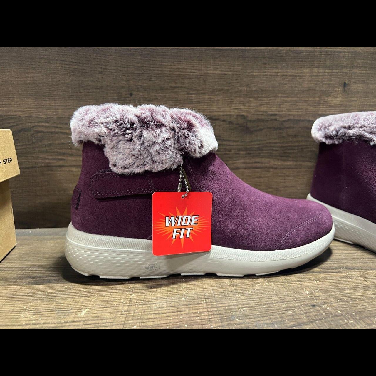 Skechers On the GO City 2 Cuddle Up Suede Faux Fur | Depop