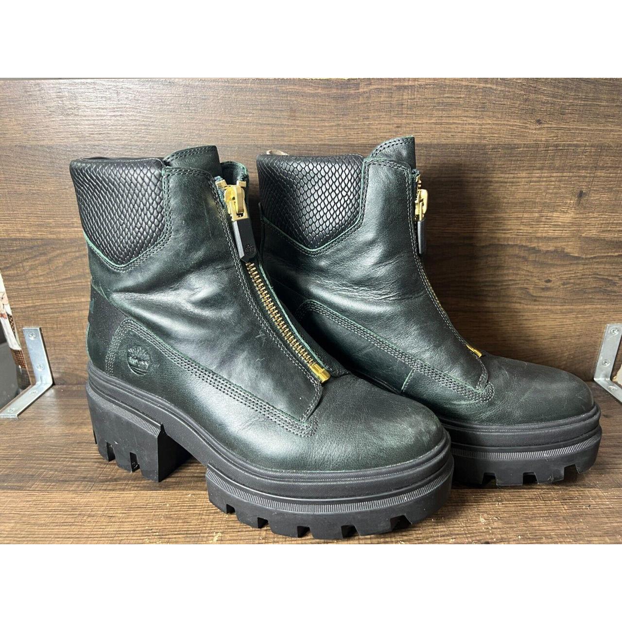 Timberland Front Zip Booties Men White Zip Front Boots Timberland - Main Image