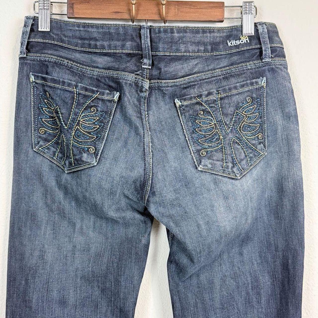 Source Unknown Women's Bootcut Embroidered Jeans … - image 5