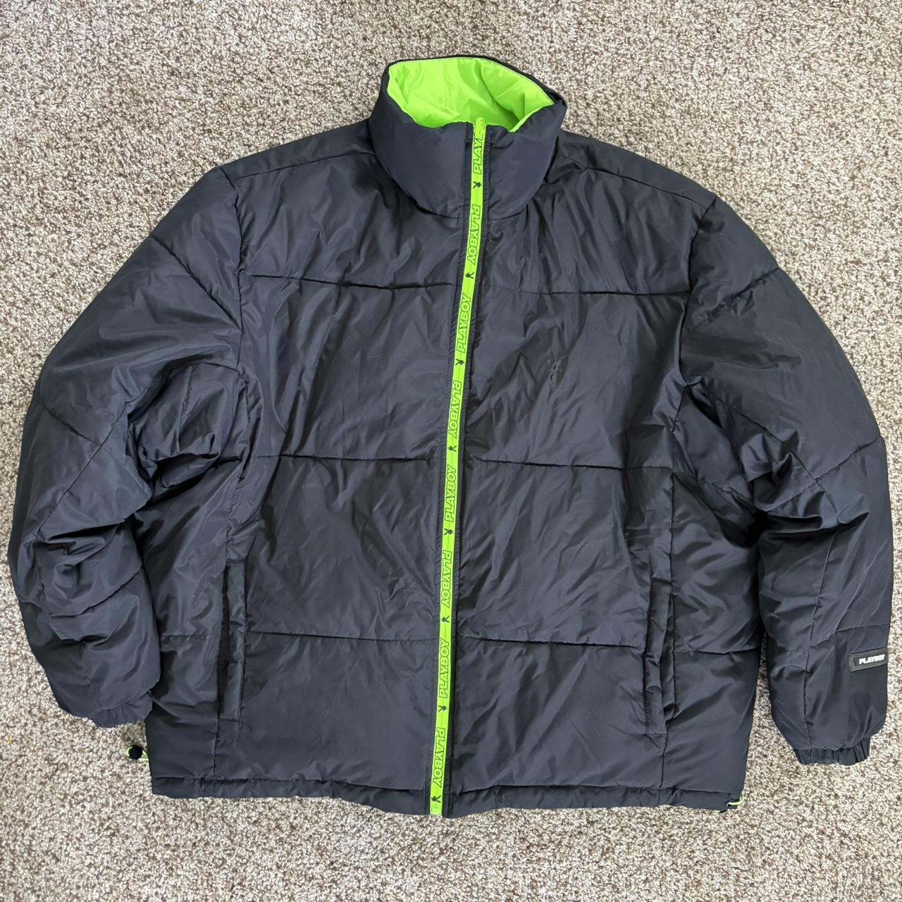 Playboy Men's Puffer Jacket Black/Grey L – Playboy X Pacsun