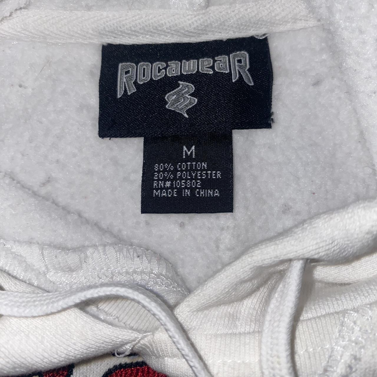 Rocawear Hoodie Mens 2XL Full Zip Hip Hop Spell Out