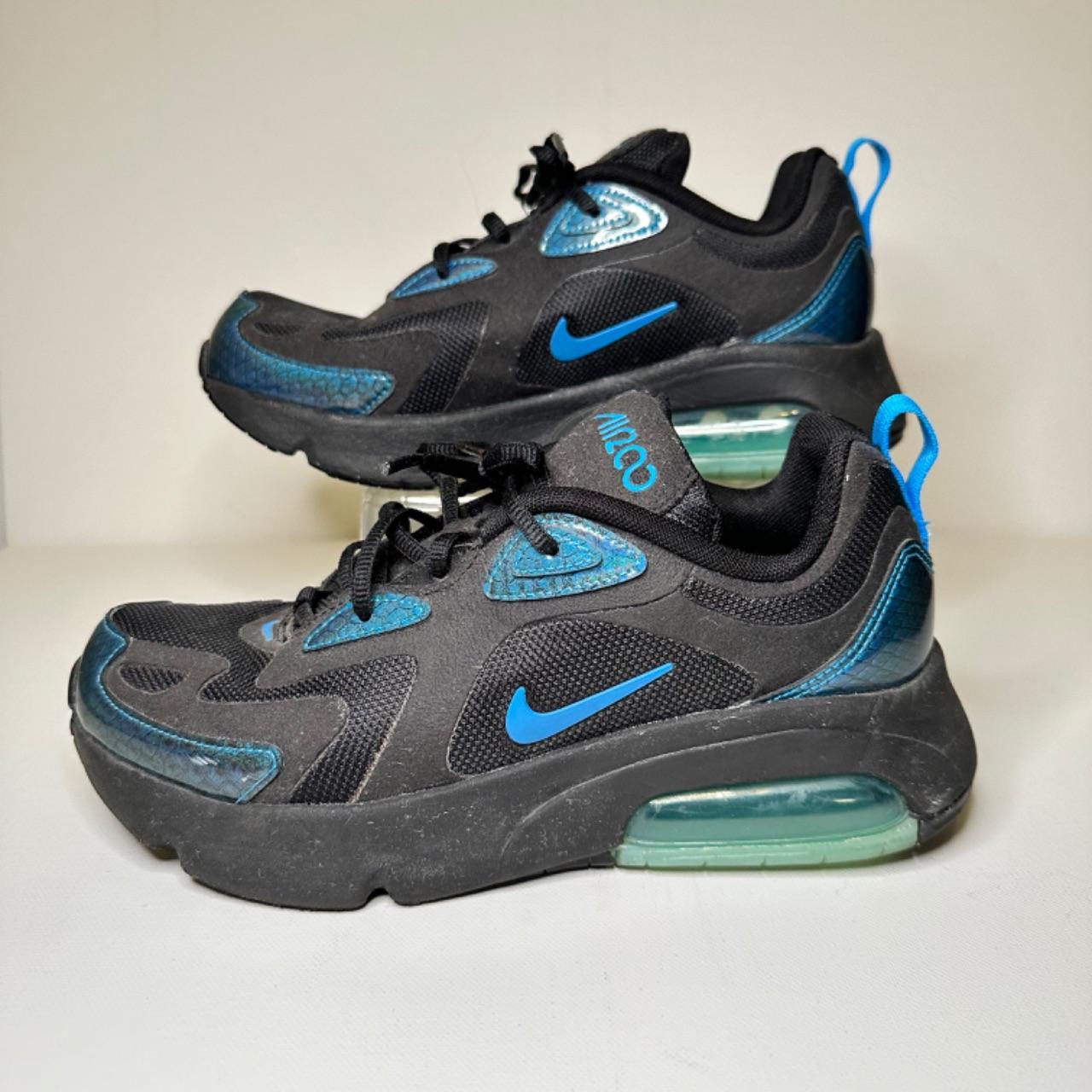 Nike Air Max 200 Black Blue Trainers Sneakers Shoes