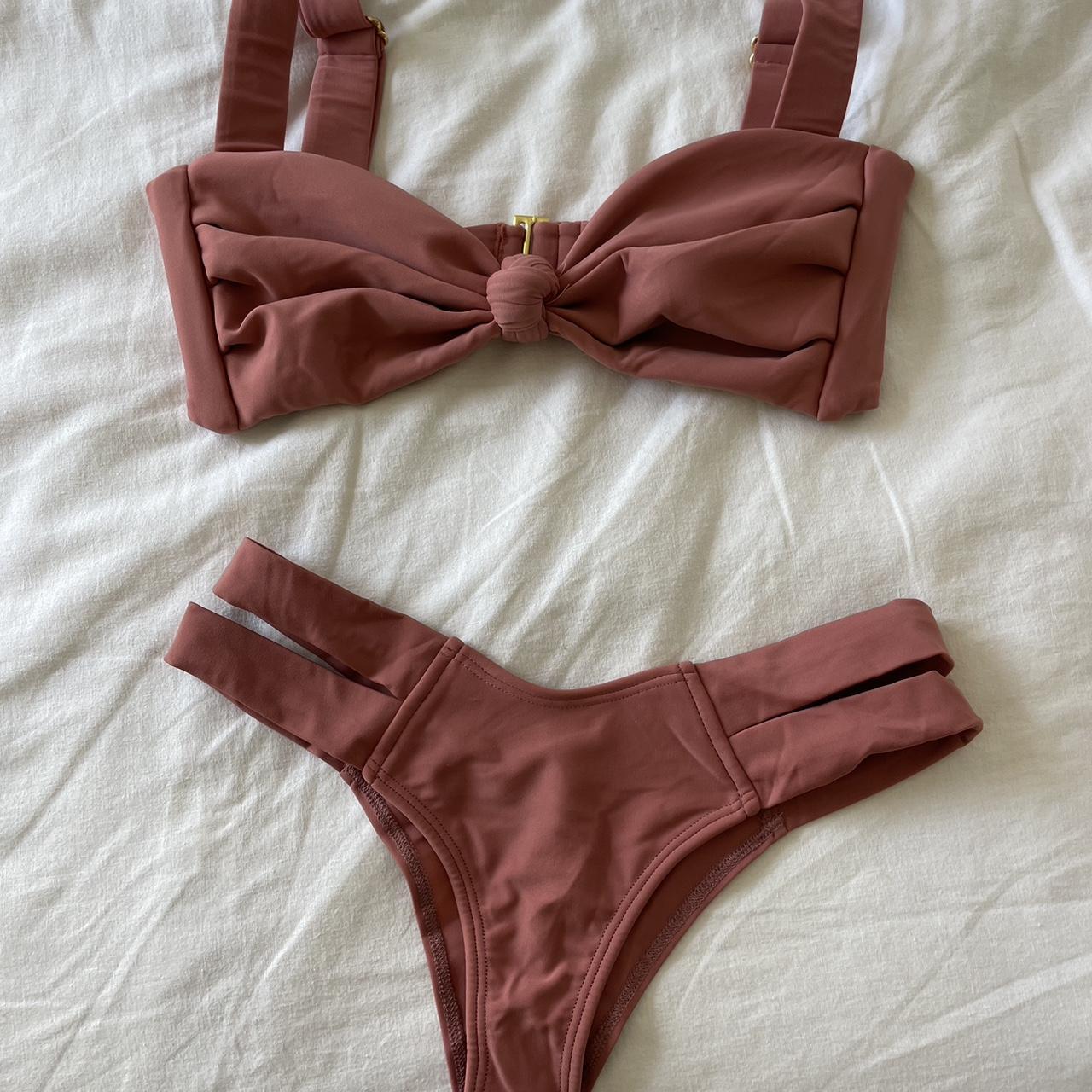 montce swim Goldie Allie One-Piece Swimsuit Bikini - Depop