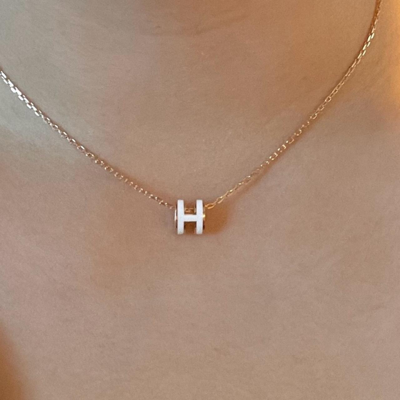 Hermes Mini Pop H pendant necklace Depop
