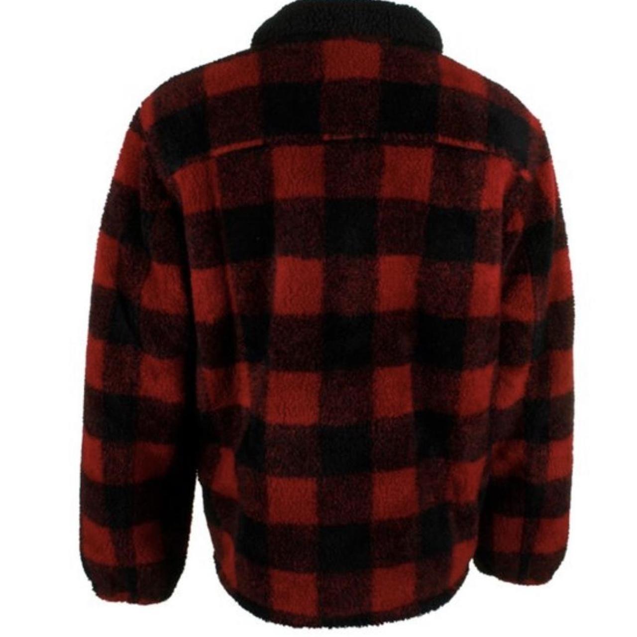 Levi's buffalo plaid on sale flannel sherpa trucker jacket