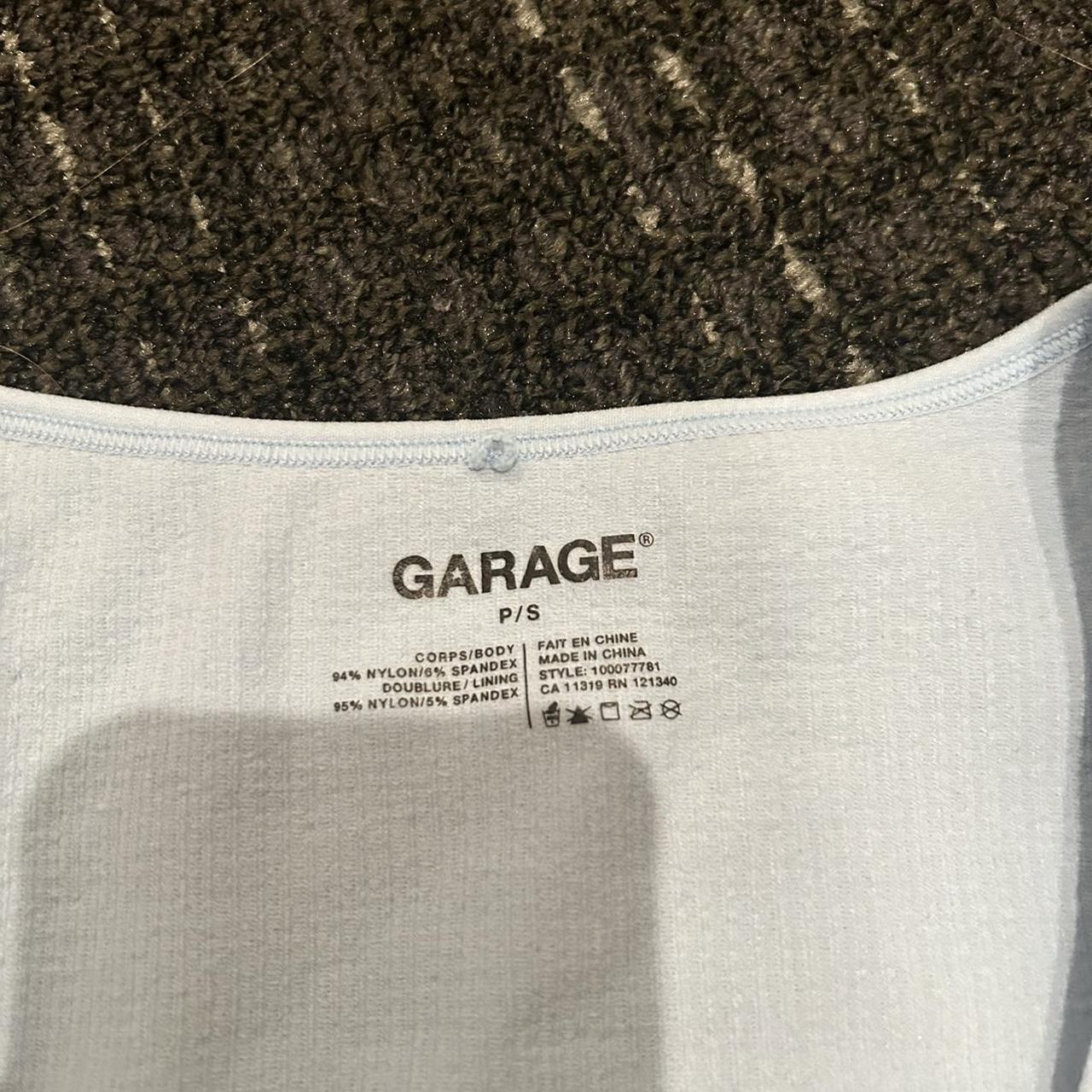 Garage Women's Blue Crop-top (3)