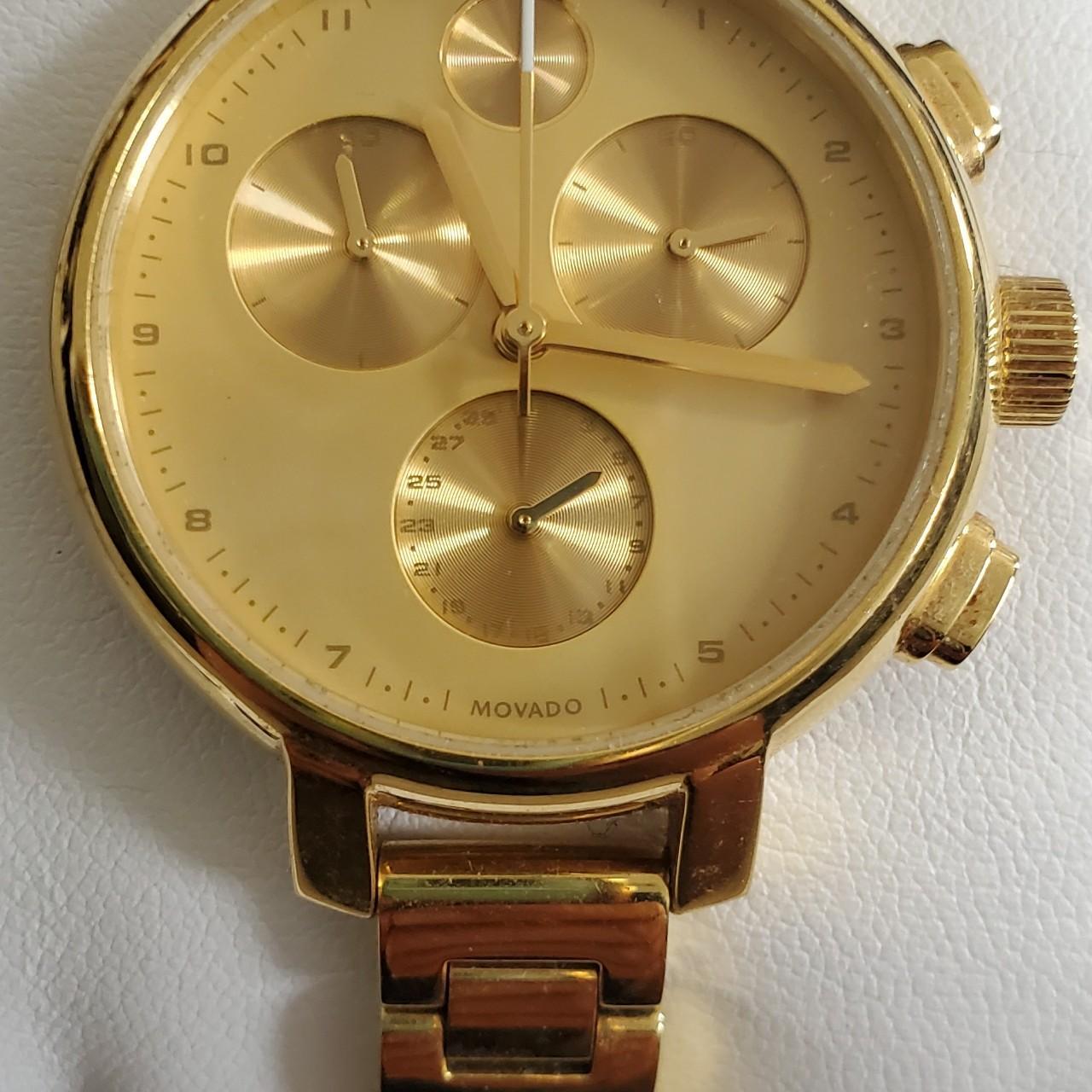 Women's Movado Bold Gold Swiss Movement Depop