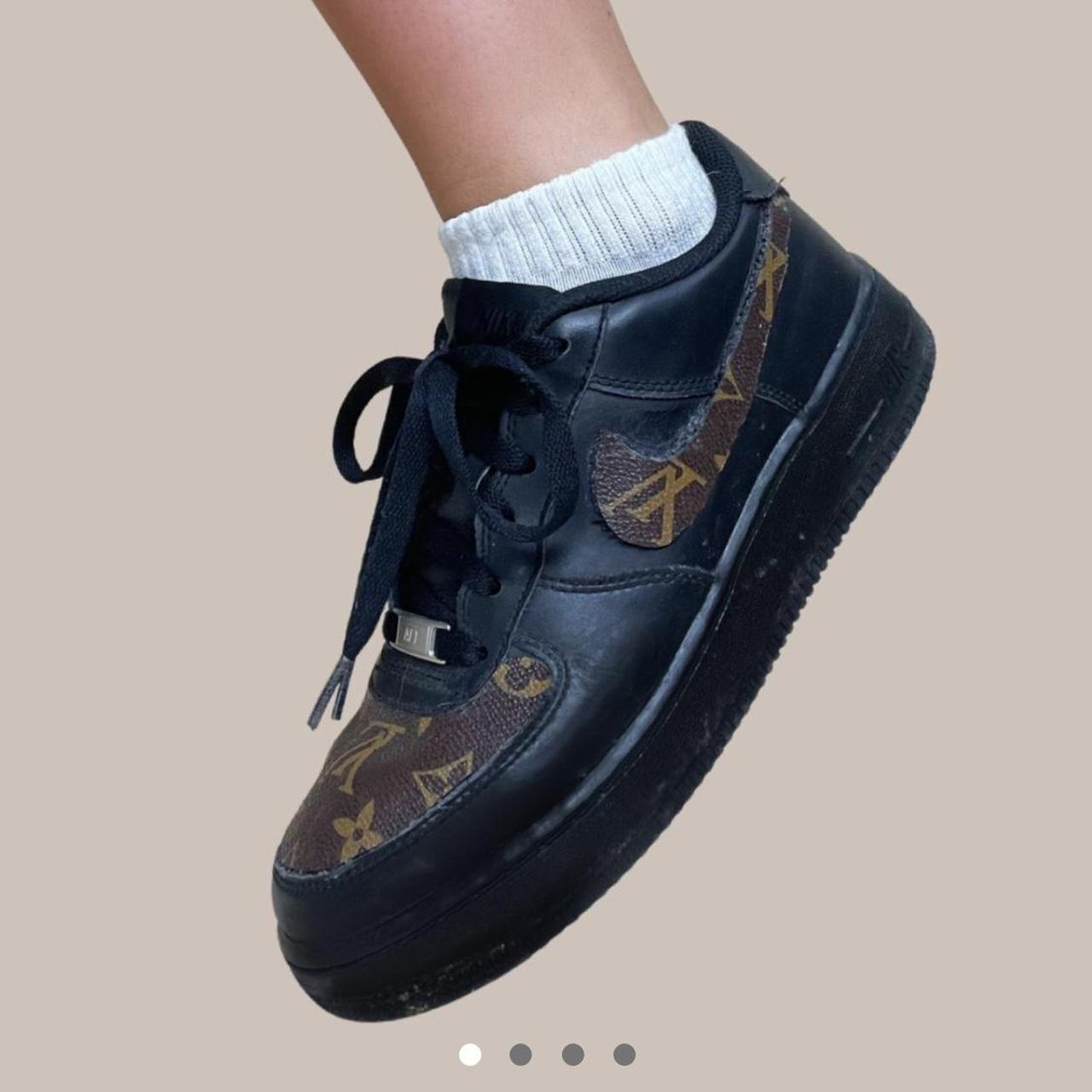 custom lv nikes