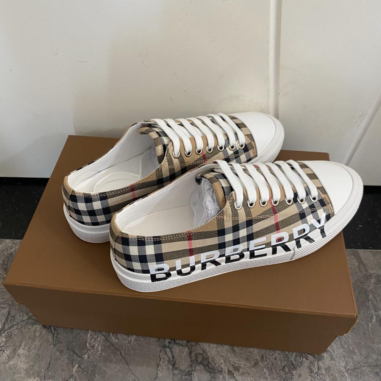Canvas shoes for women US 8.5 EU 39 Burberry check | Depop