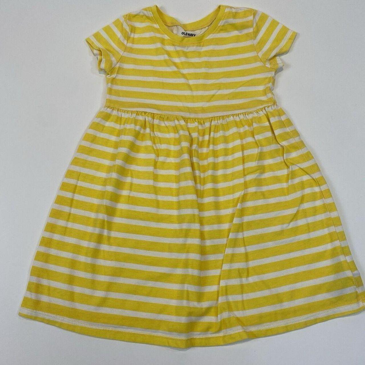 Old navy yellow striped dress hotsell