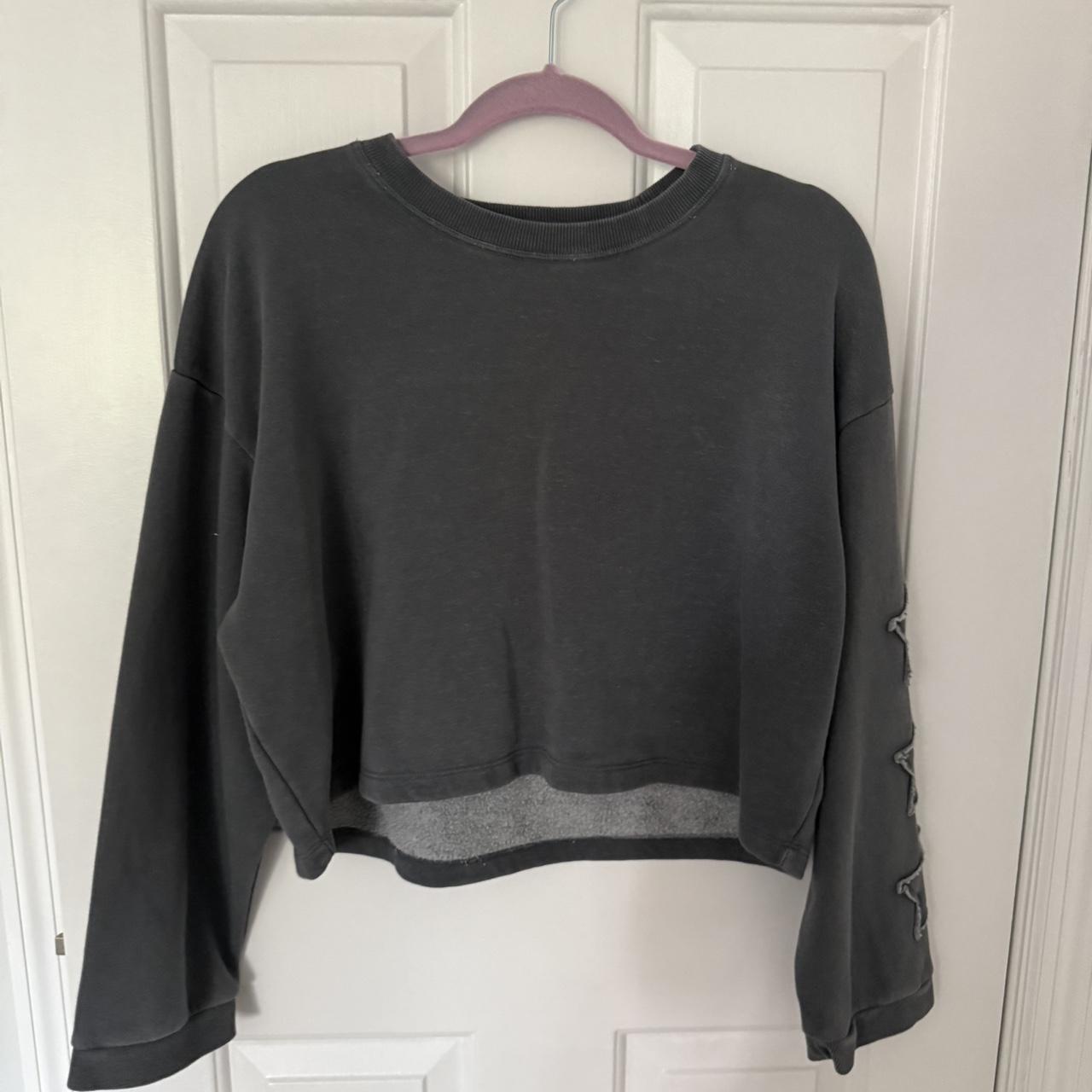 Vintage Havana Women's Sweatshirt - Grey/Black - … - image 1