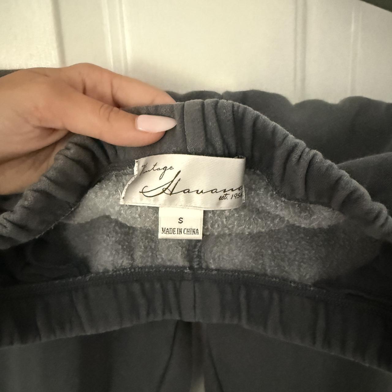 Vintage Havana Women's Sweatshirt - Grey/Black - … - image 7