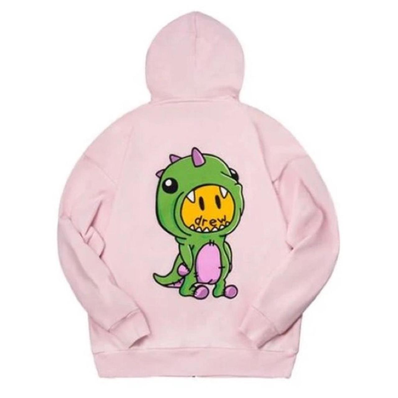 Drew Dinosaur Hoodie Zip Up Dino Drew Hoodie Apparel Drew House