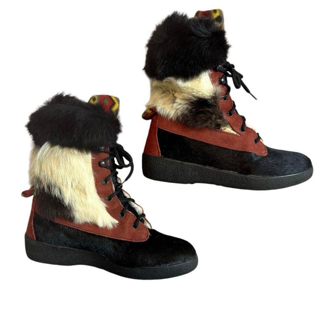Oscar Sport Vega Fur Boots Women's 37/US6 Apres Depop
