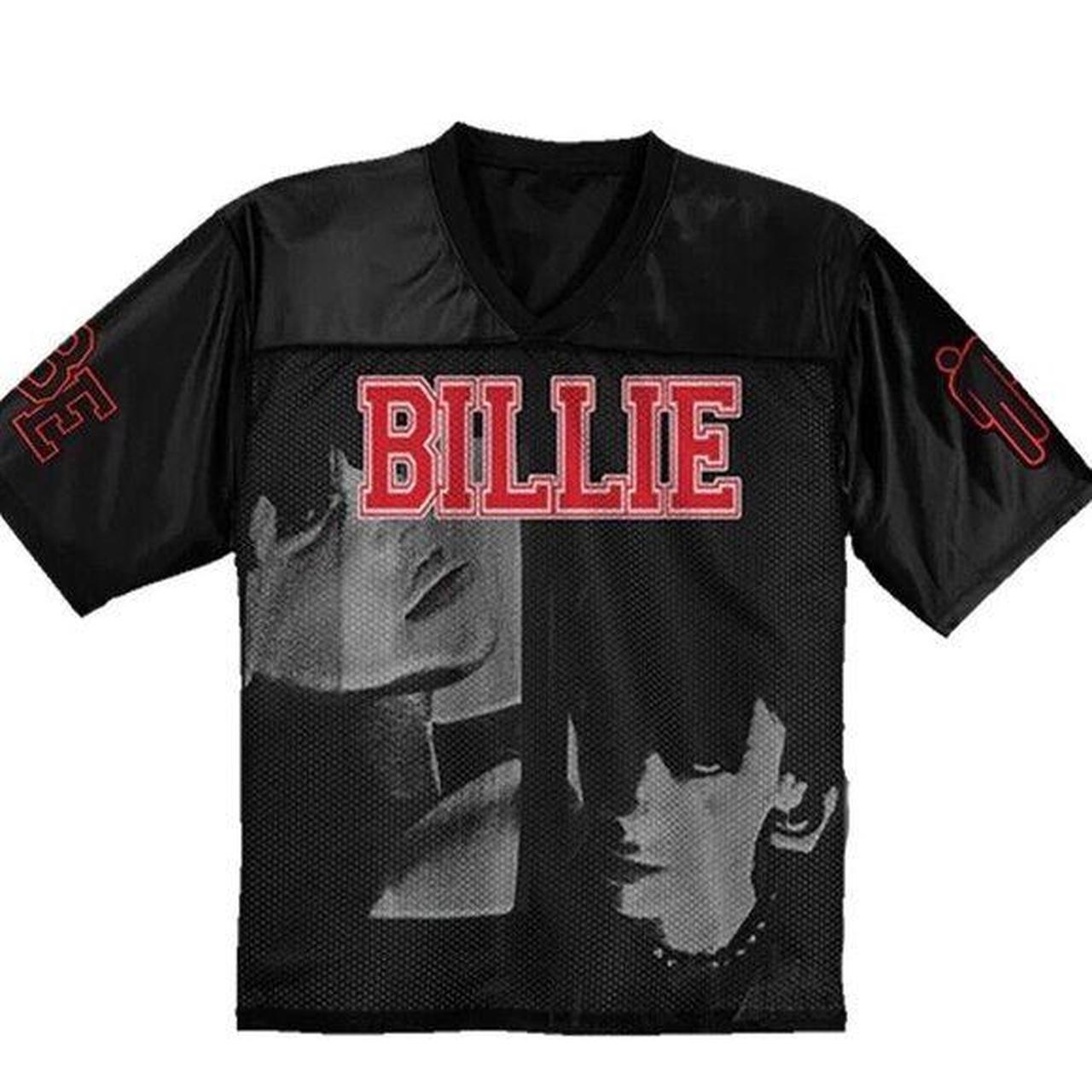Billie Eilish Basketball Jersey | Billie Eilish Red/Black Jersey