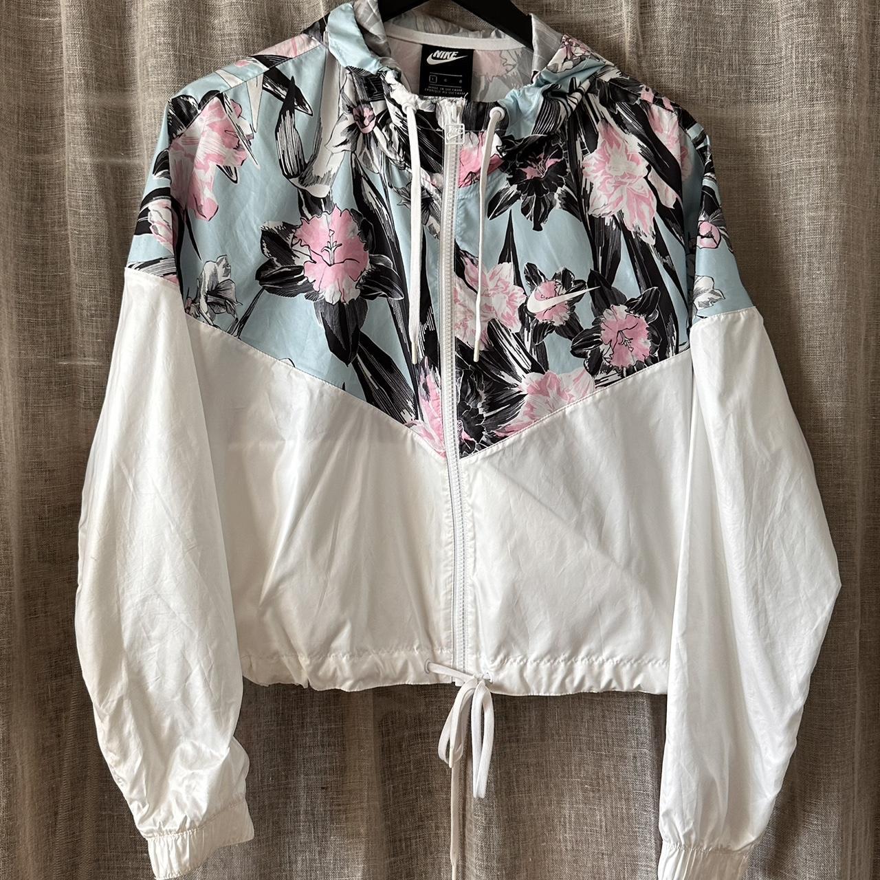 Nike floral jacket women's best sale