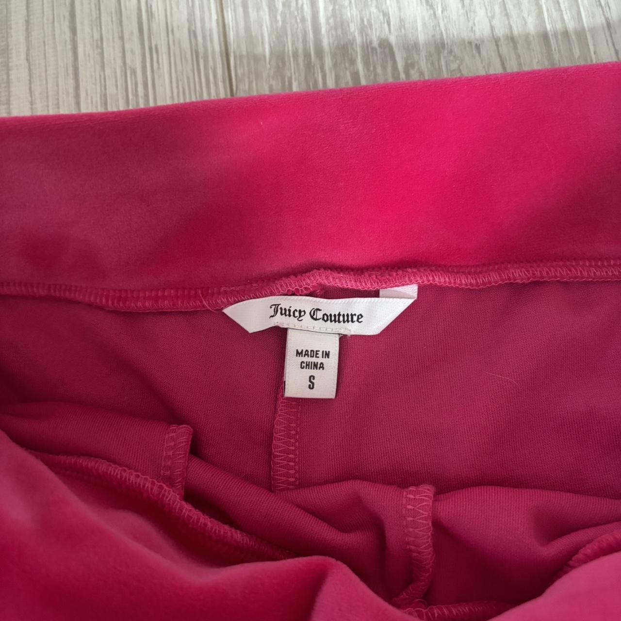 BNWOT Pink Velour Juicy Couture Shorts. Size Small.... - Depop