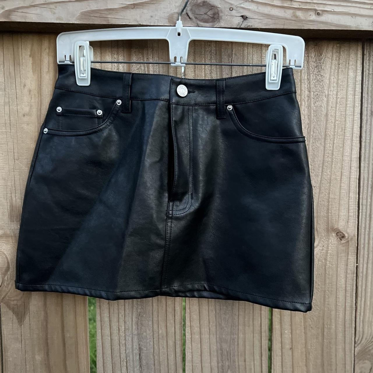 PacSun Women's Skirt - Black - XS – PacSun size xs leather mini skirt - …