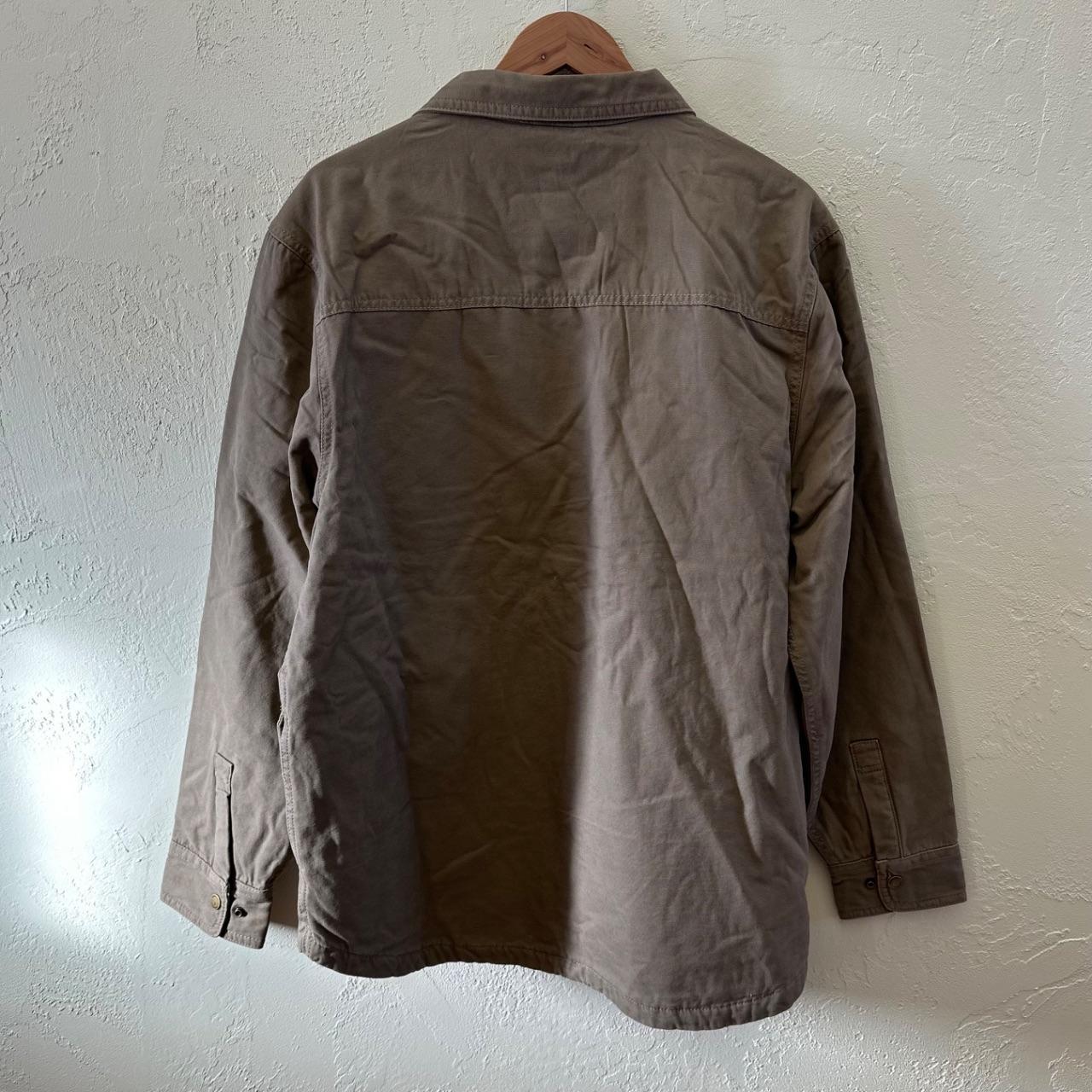 Source Unknown Men's Shacket Jacket - Brown/Khaki… - image 6
