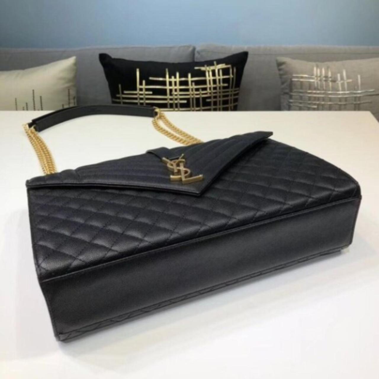 YSL ENVELOPE MEDIUM CHAIN BAG IN SUPPLE Depop