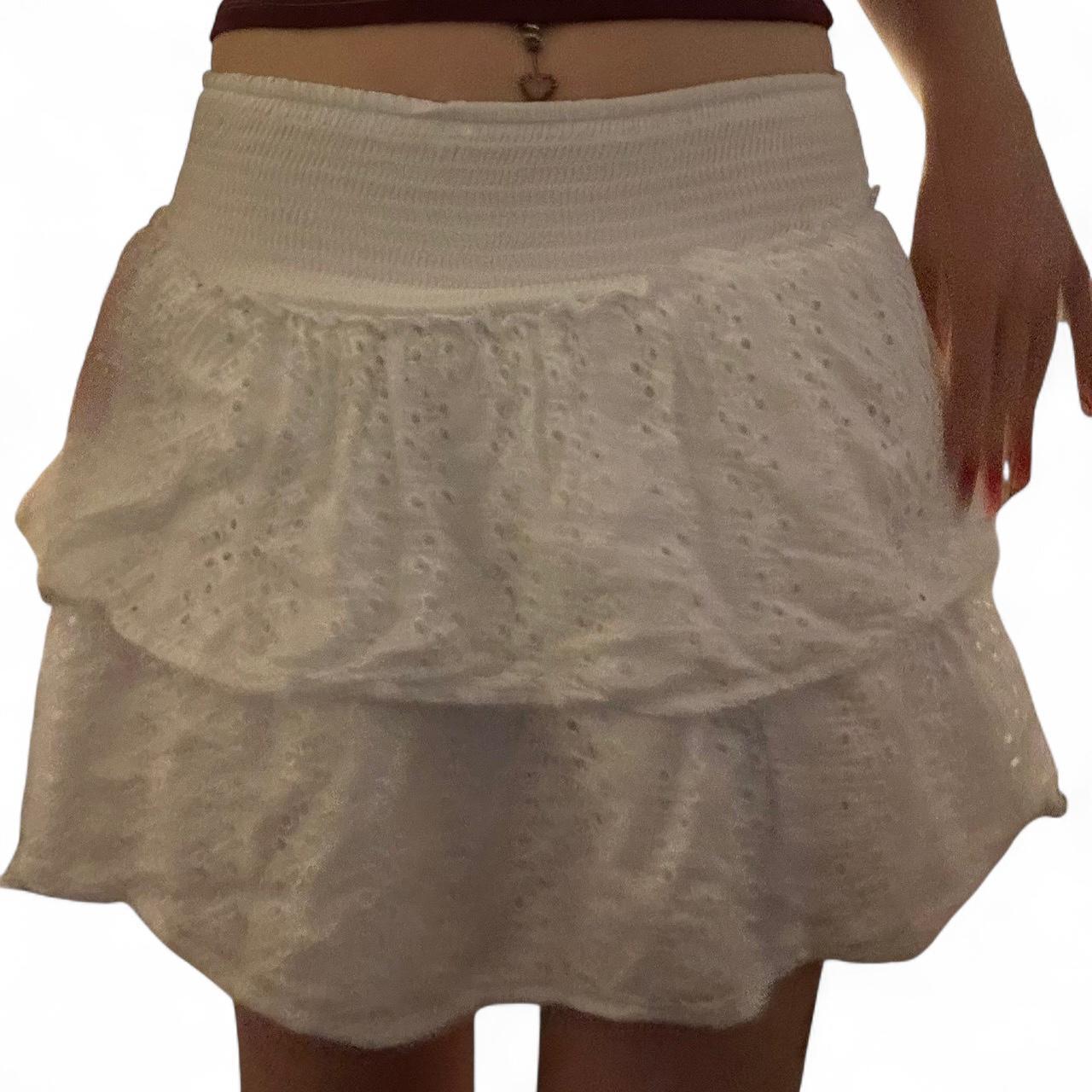 Hollister Co. Women's Skirt - White/Cream - S – V… - image 3