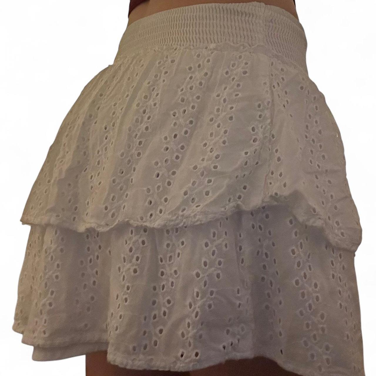 Hollister Co. Women's Skirt - White/Cream - S – V… - image 4