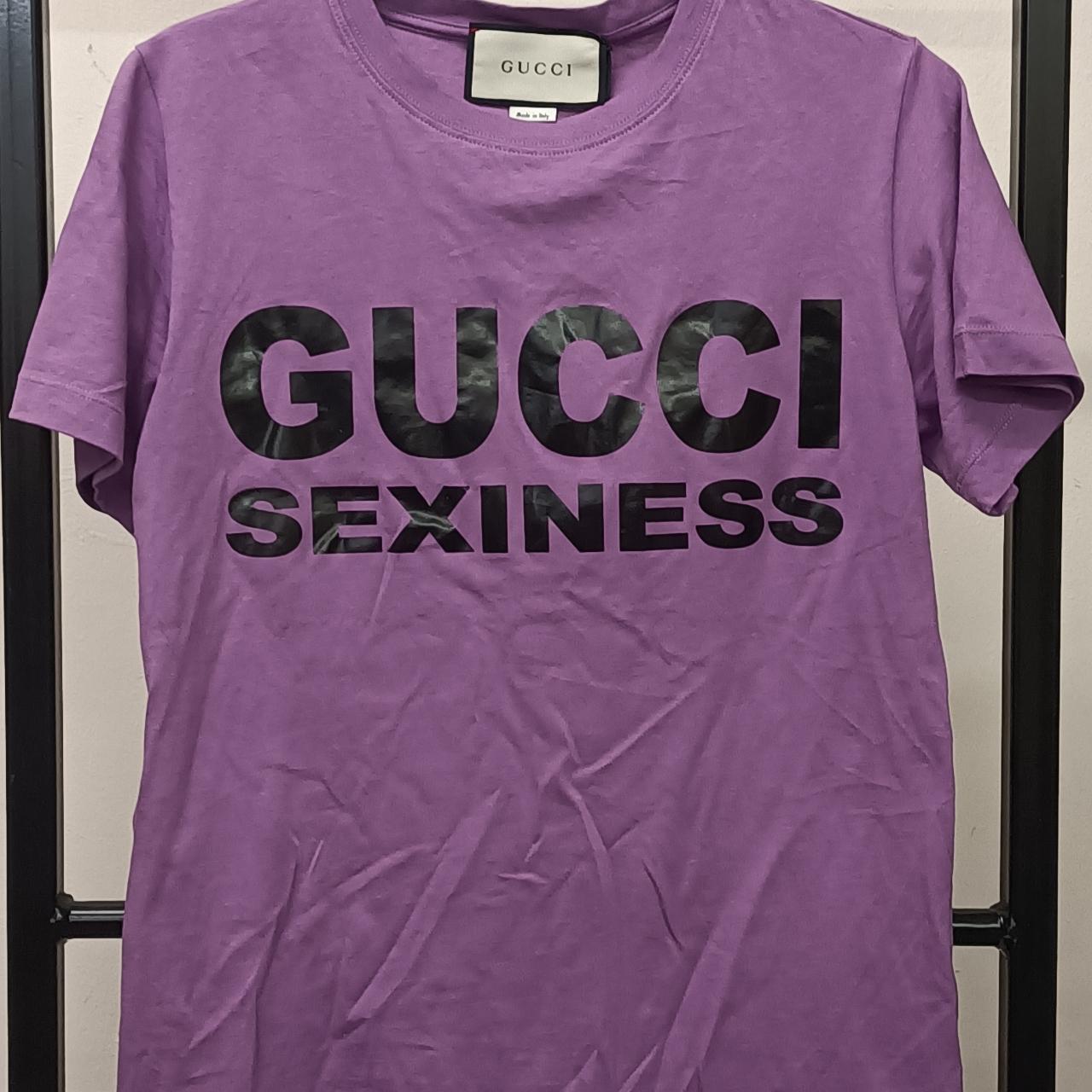 Gucci Graphic Print Crew Neck T-Shirt Size XXS | Depop