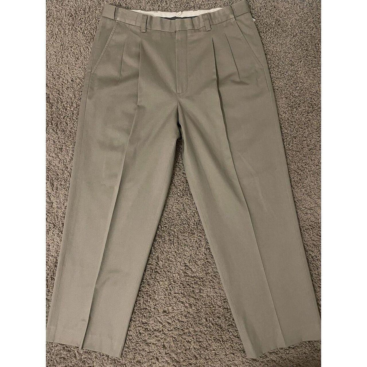 LL Bean Mens Khaki Chino Pants 36x30