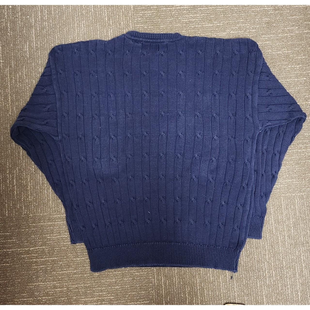 Vintage Izod Made in USA Cable Knit Sweater Men's... - Depop