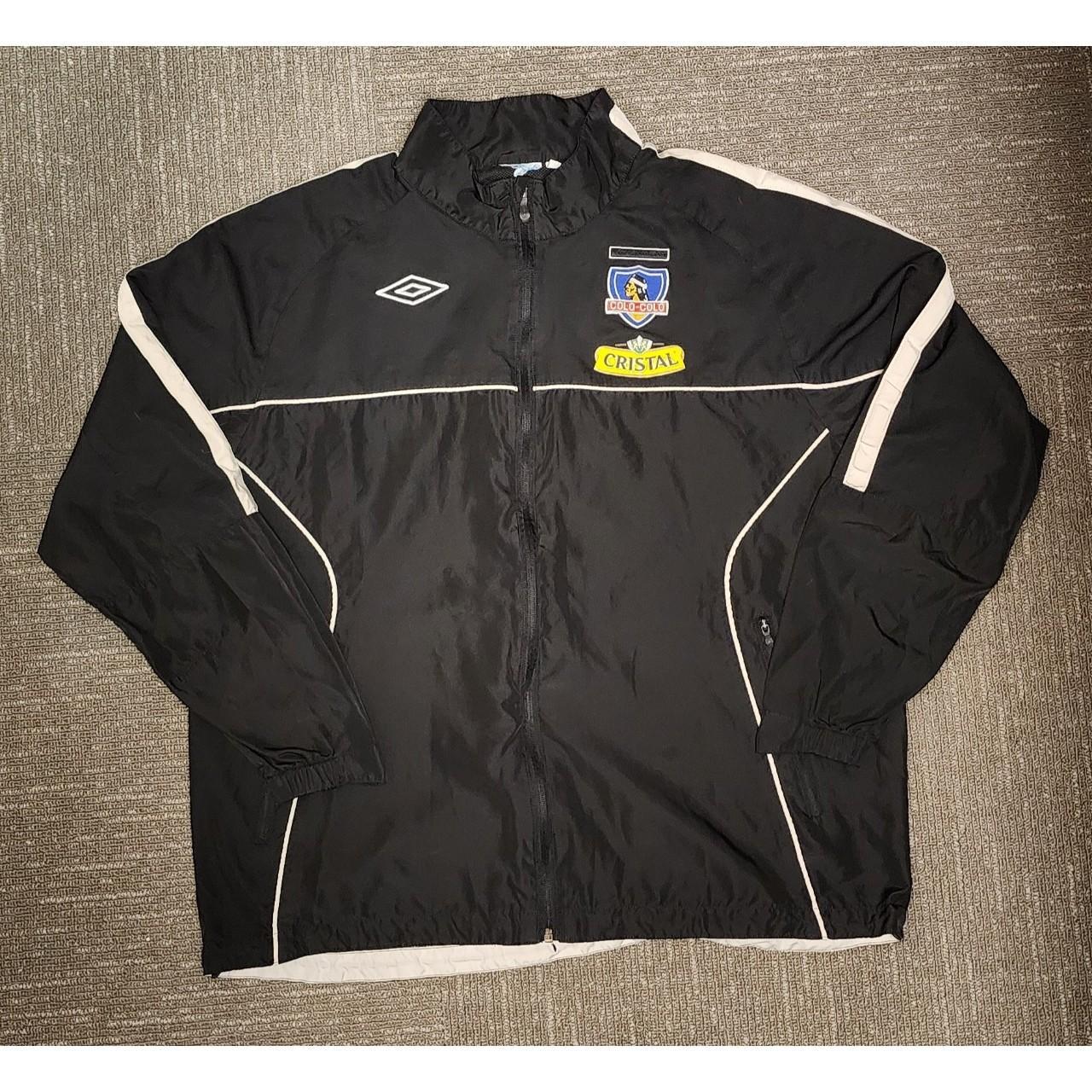 Colo Colo Chile Black Umbro Players Jacket Size. Depop