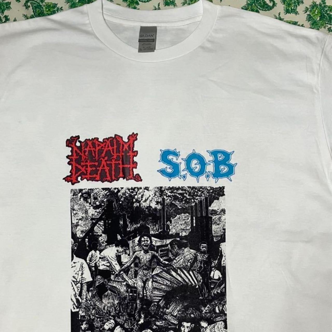 Napalm Death x SOB Tour '89 T-shirt, #vintage #retro...