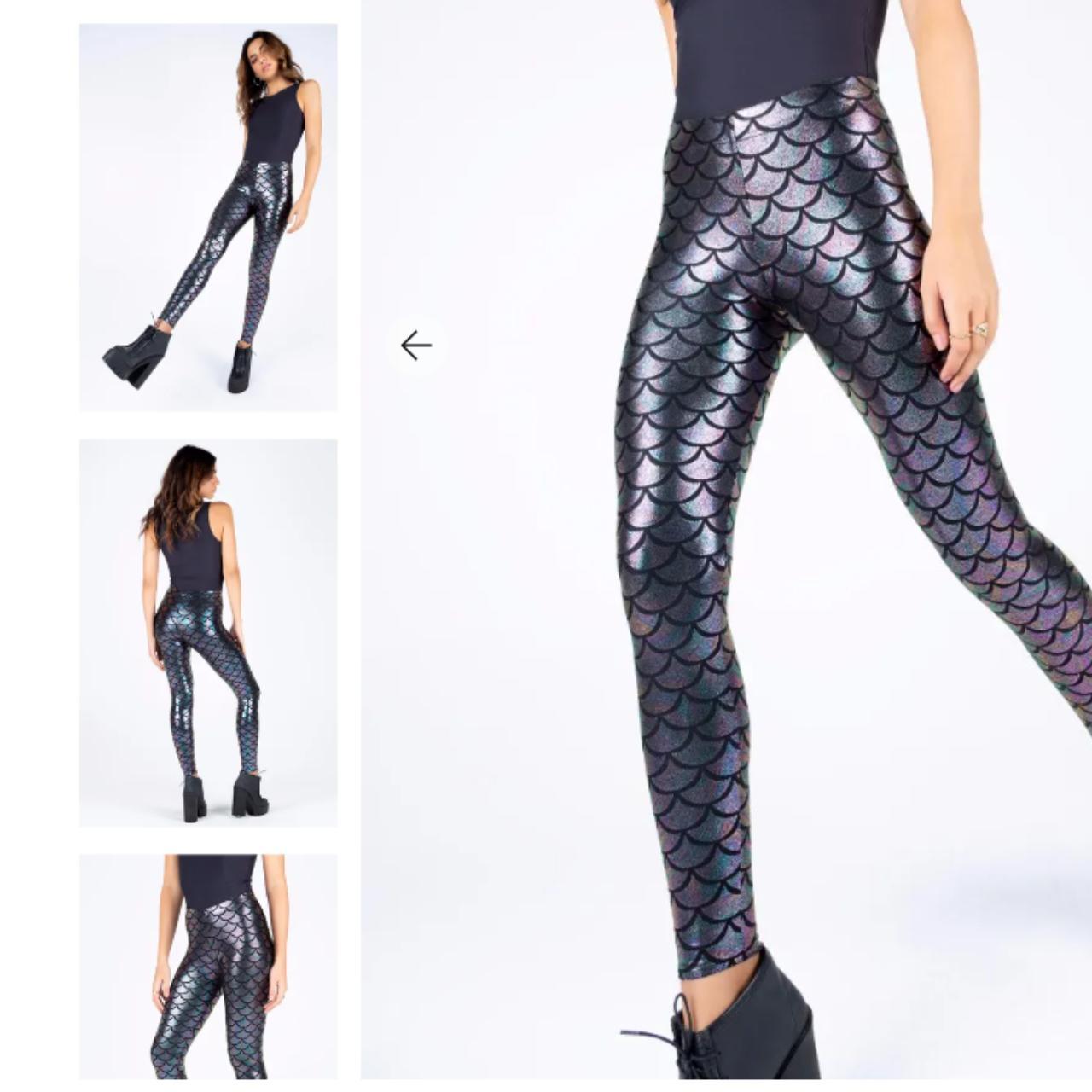 Chameleon Mermaid leggings blackmilk size S Depop