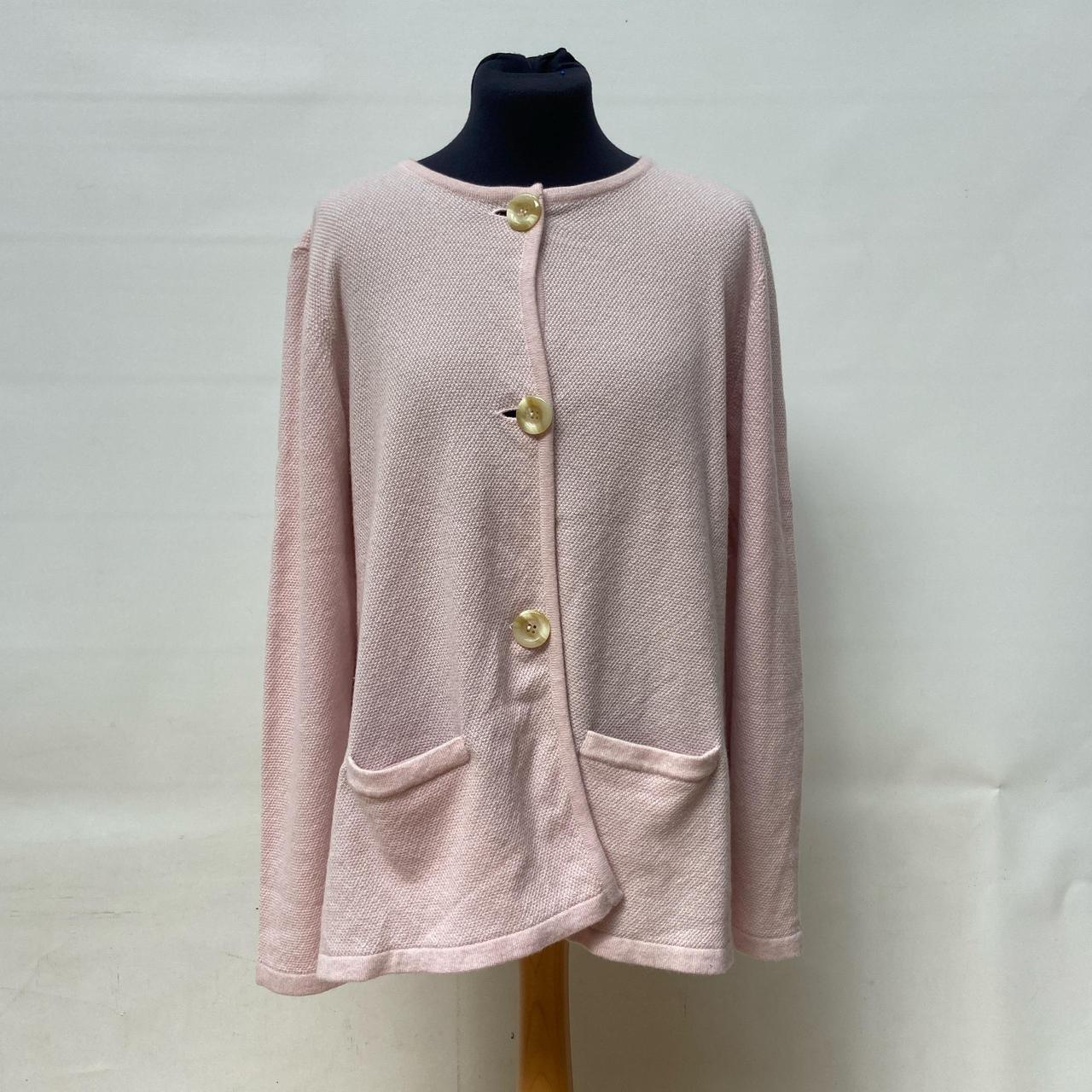 100 Cashmere Susie Pringle Pink Cardigan No size. Depop