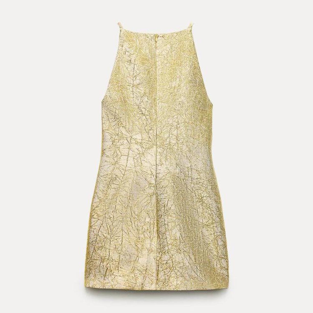 ZARA NWT ZW COLLECTION VIRAL TIK TOK SHINY Shimmery | Depop