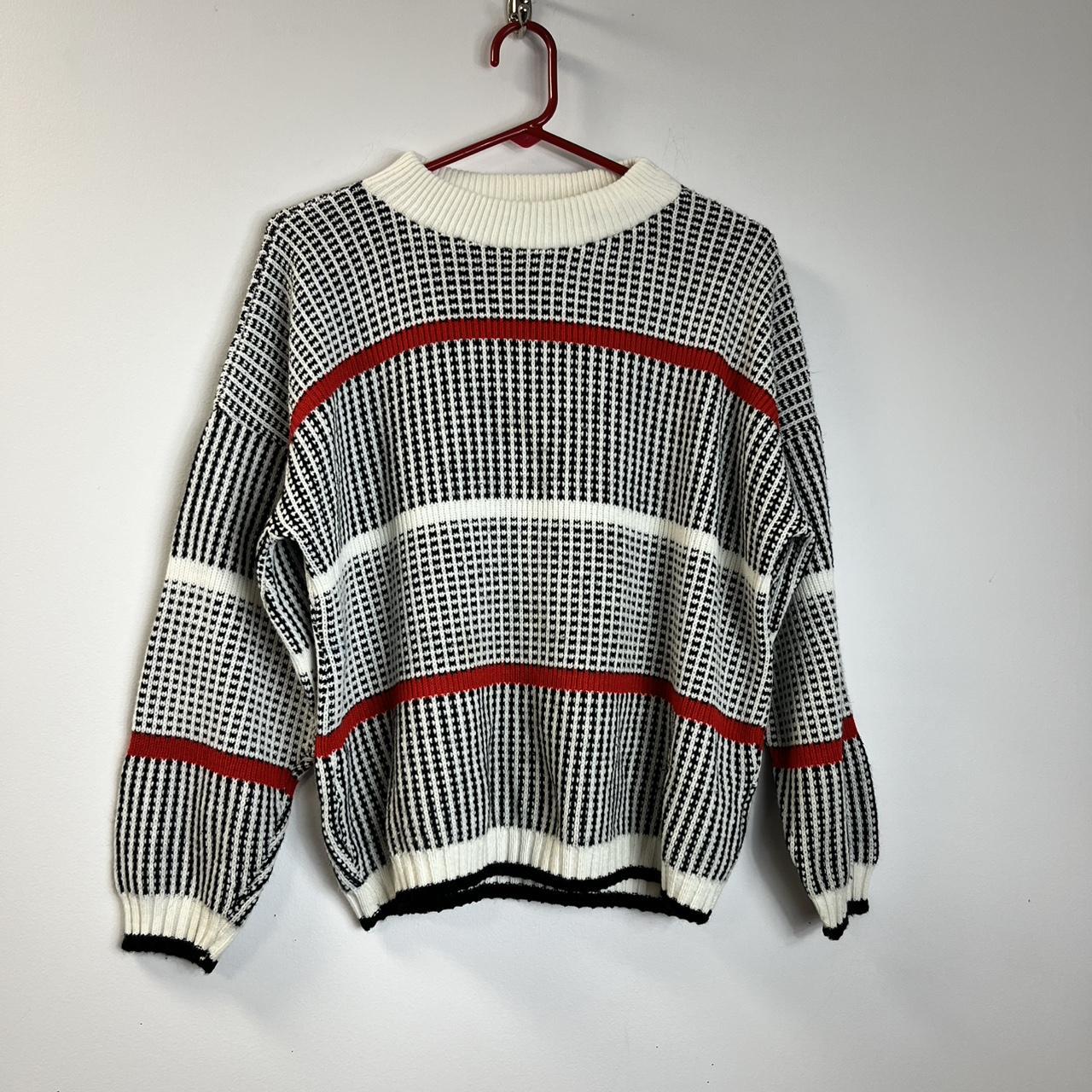 Adele Simpson Women's Sweater - Multi/White – Ade… - image 1