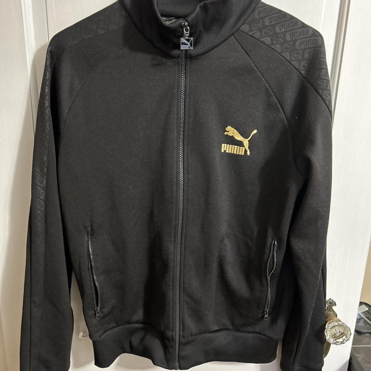 Black and gold puma jacket hotsell