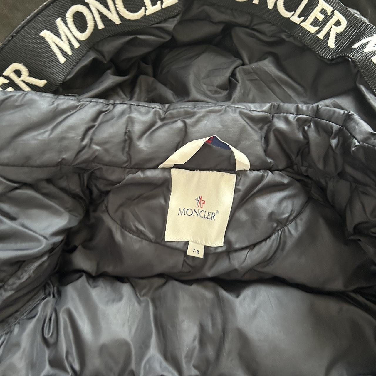 Black Moncler puffer Kids size
