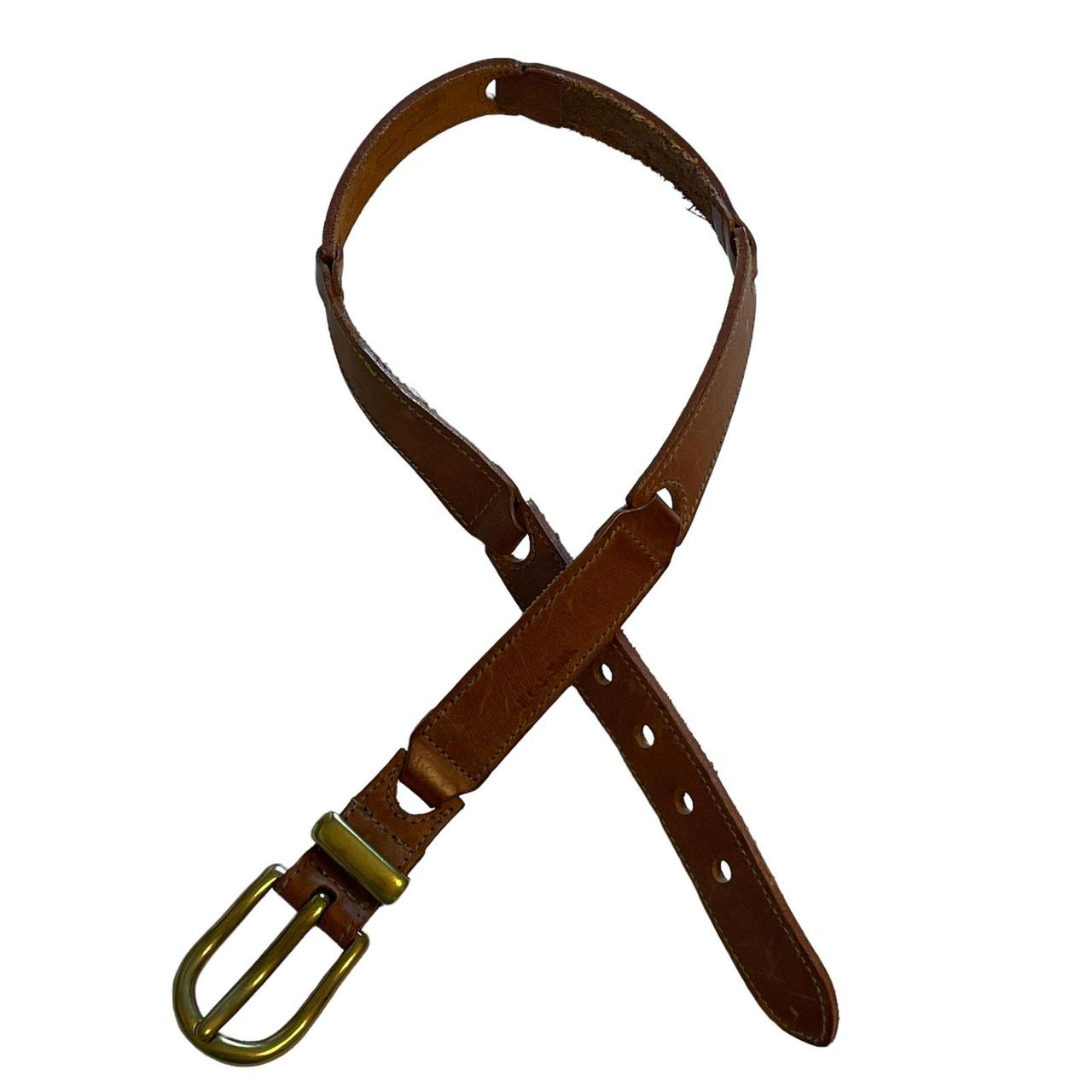 Fossil Women's Belt - Brown/Gold – Fossil Brown B… - image 4