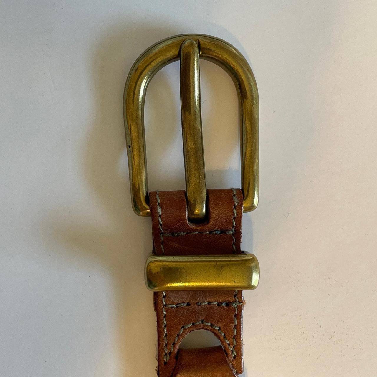 Fossil Women's Belt - Brown/Gold – Fossil Brown B… - image 7