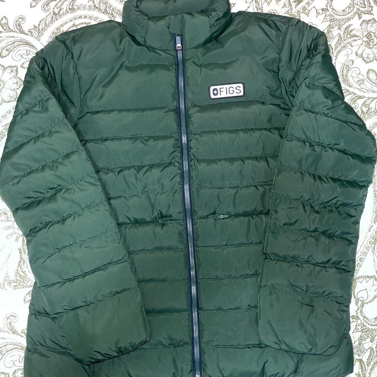 Popular FIGS NEW On Shift Packable Puffer Jacket - XSMALL - DUSTY BLUE LIMITED EDITION