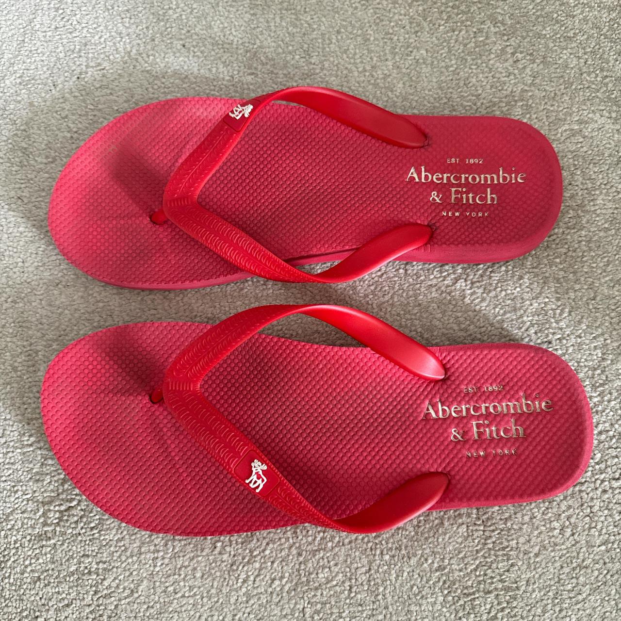 Abercrombie & Fitch leather sandals / flip flops. | Depop