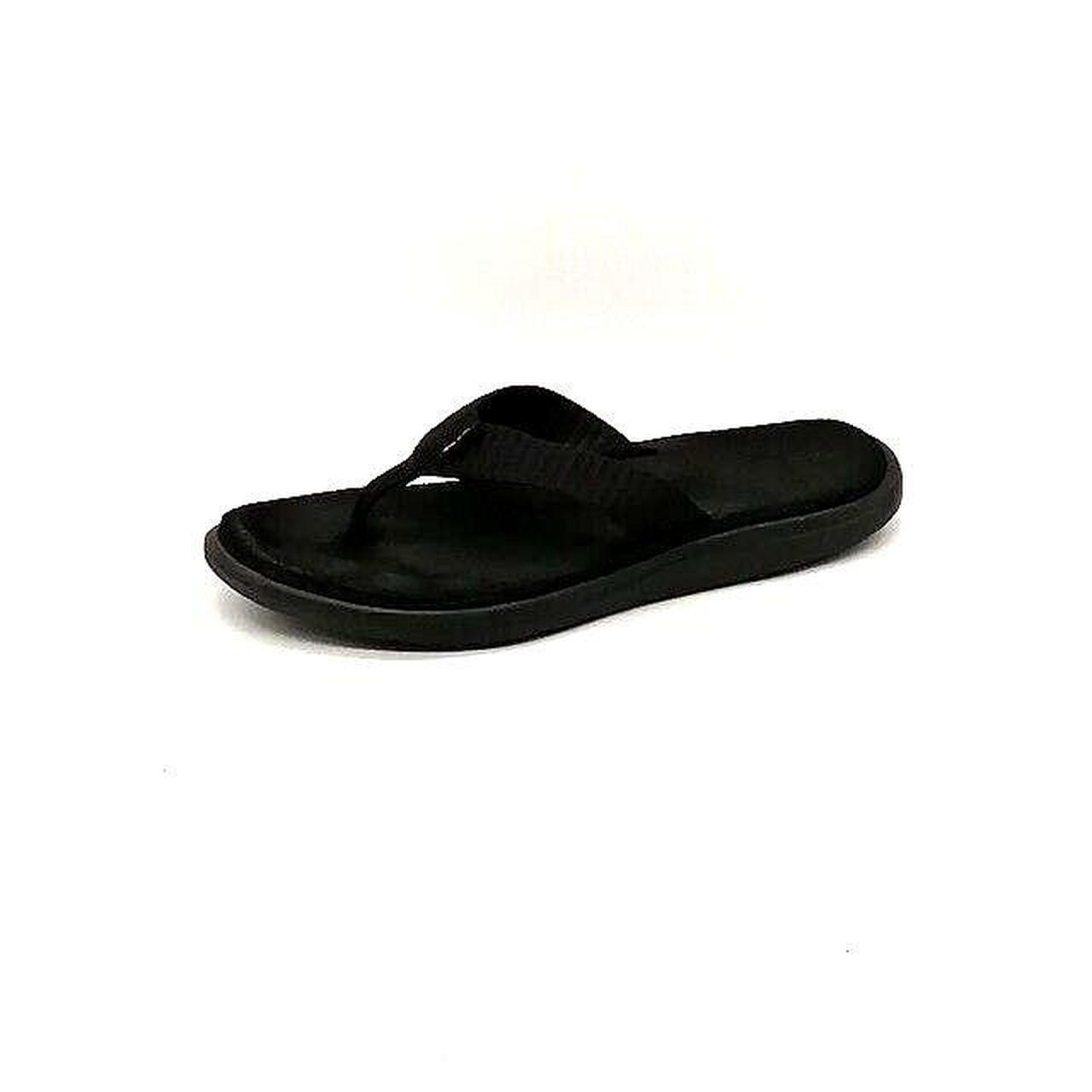 Womens fabric strap flip flops hotsell