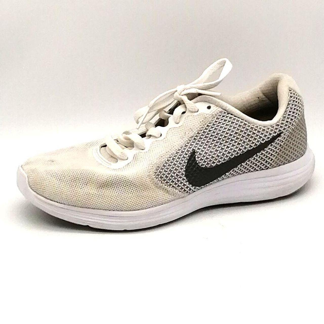 Nike Womens Sneaker Revolution 3 White Gray Lace Up. Depop