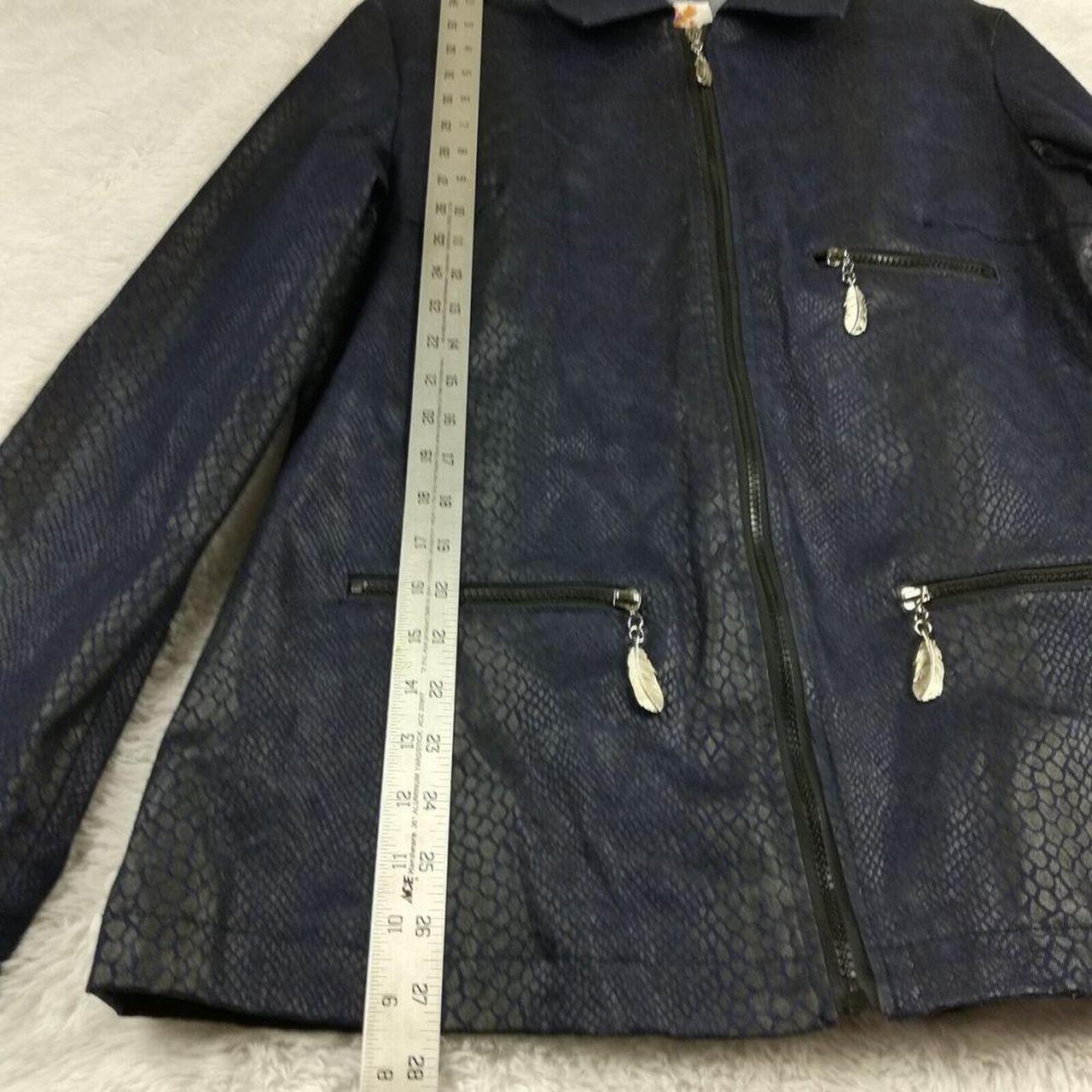 Women's Jacket - Blue - L – Ameri Mode Womens Jac… - image 3