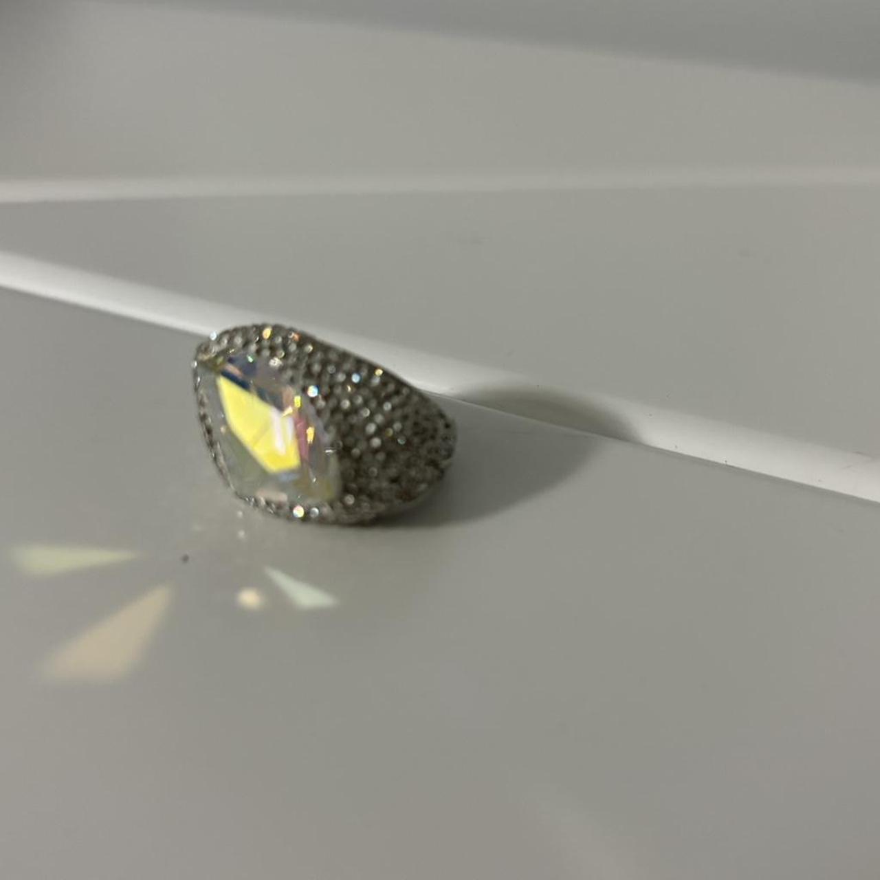 Women's Ring - Silver/Multi – Statement silver cr… - image 6